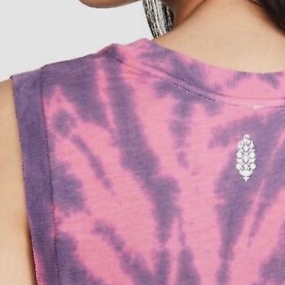Free People Love Tank Tie Dye Birds Of Paradise Combo - Picture 3 of 7